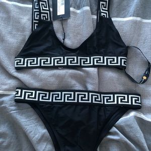 Pretty Little Thing Black Bikini Set